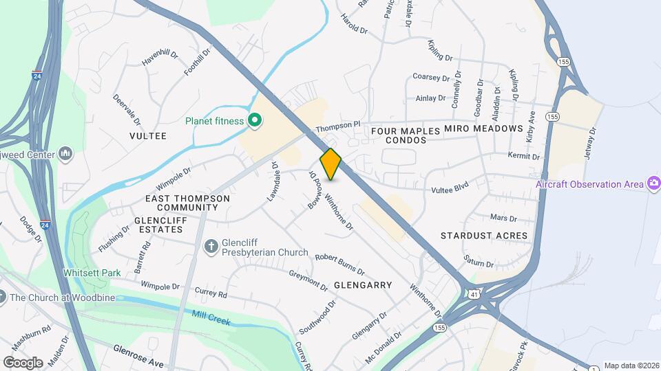 312 Bowwood Dr Map and Location Details