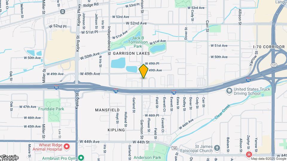 4848 Garrison St Map and Location Details