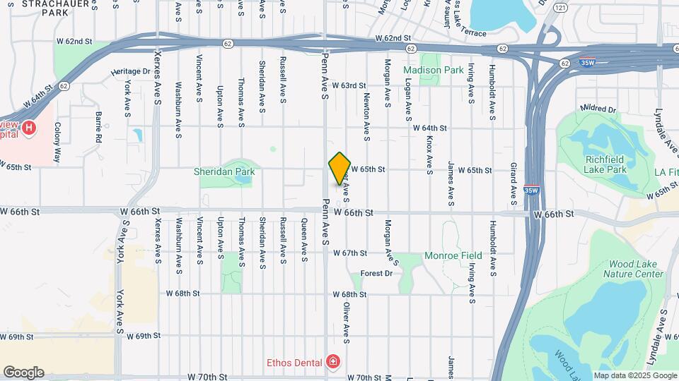 6526 Oliver Apartments Map and Location Details