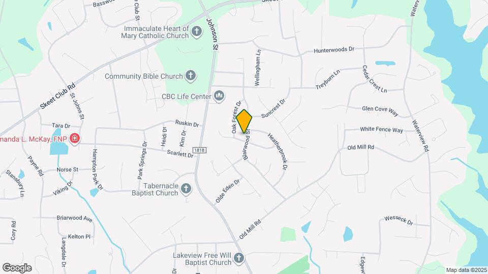 3801 Blairwood St Map and Location Details