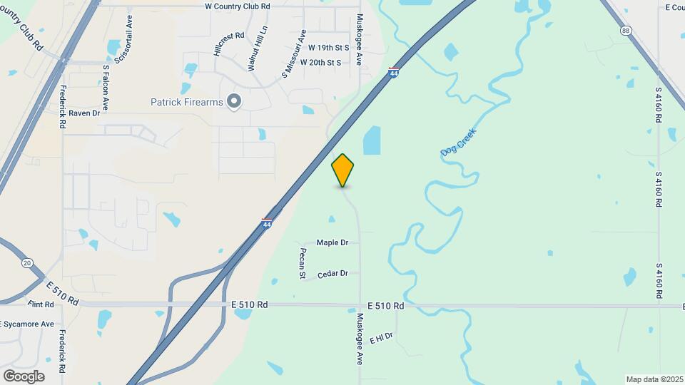 22350 S 4150 Rd Map and Location Details
