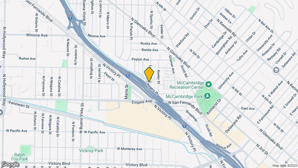 1709, 1711 Landis Street Mapa y Detalles de la Ubicación
