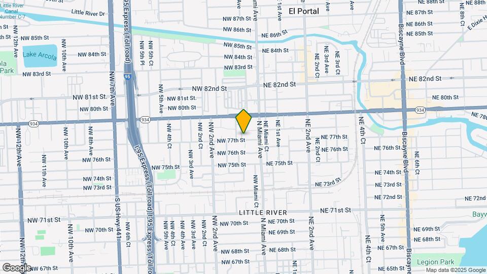 77 NW 77th St Map and Location Details