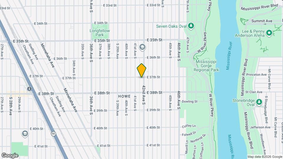 3704 42nd Ave S Map and Location Details