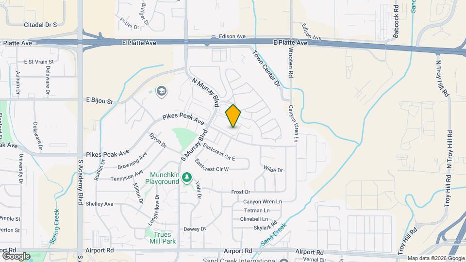 4470 E Pikes Peak Ave Map and Location Details