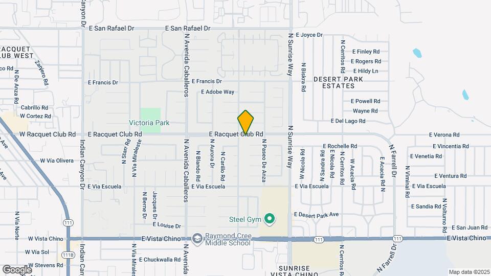 1411 E Racquet Club Rd Map and Location Details