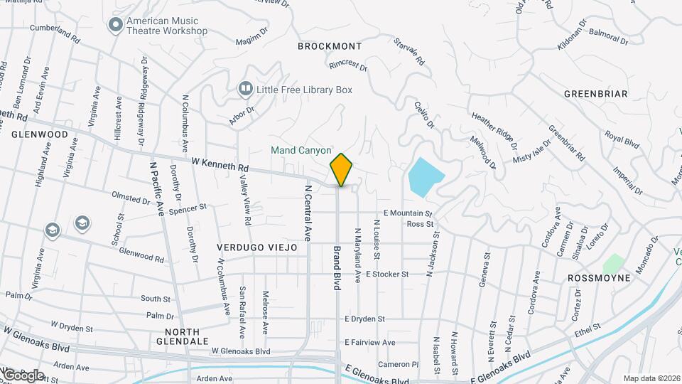 100 E Kenneth Rd Map and Location Details