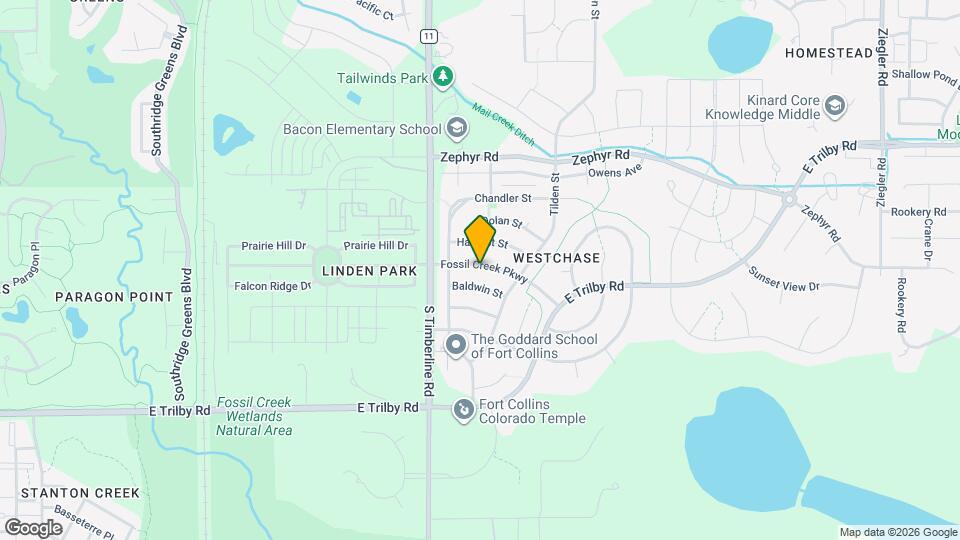 2209 Fossil Creek Pkwy Map and Location Details