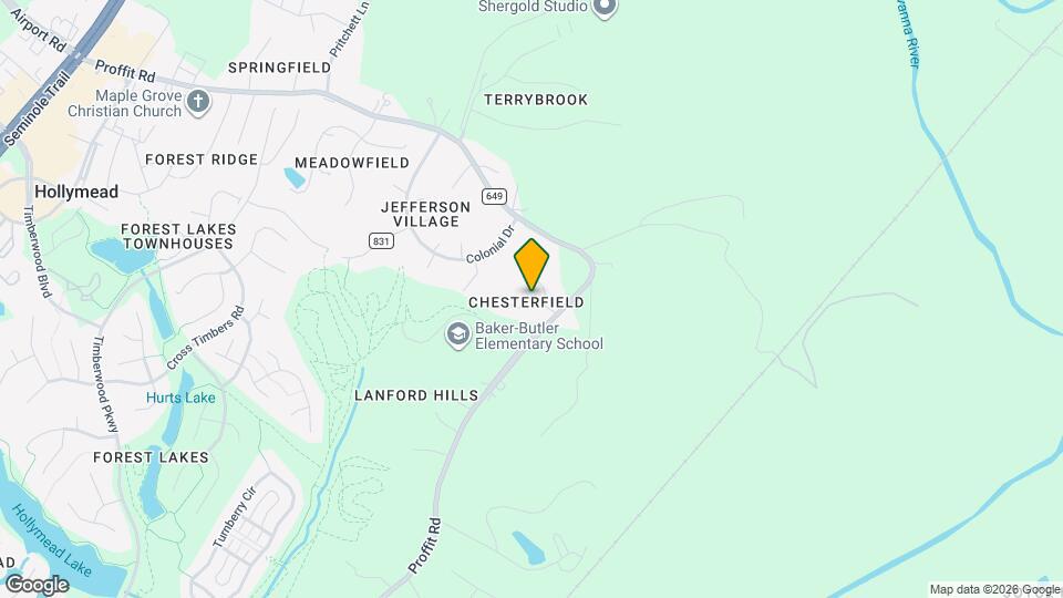 3208 S Chesterfield Ct Map and Location Details