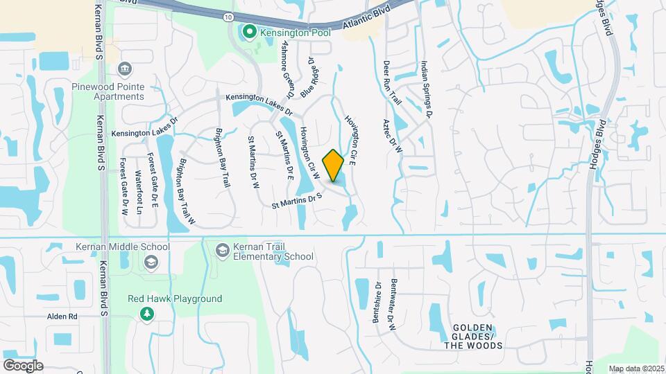 2105 Hovington Cir W Map and Location Details
