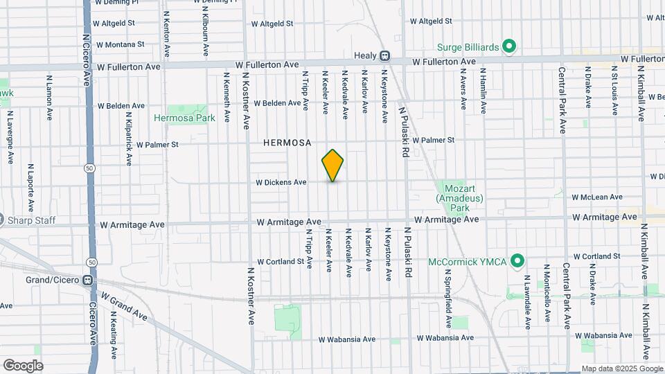 2053 N Keeler Ave, Unit 2 Map and Location Details