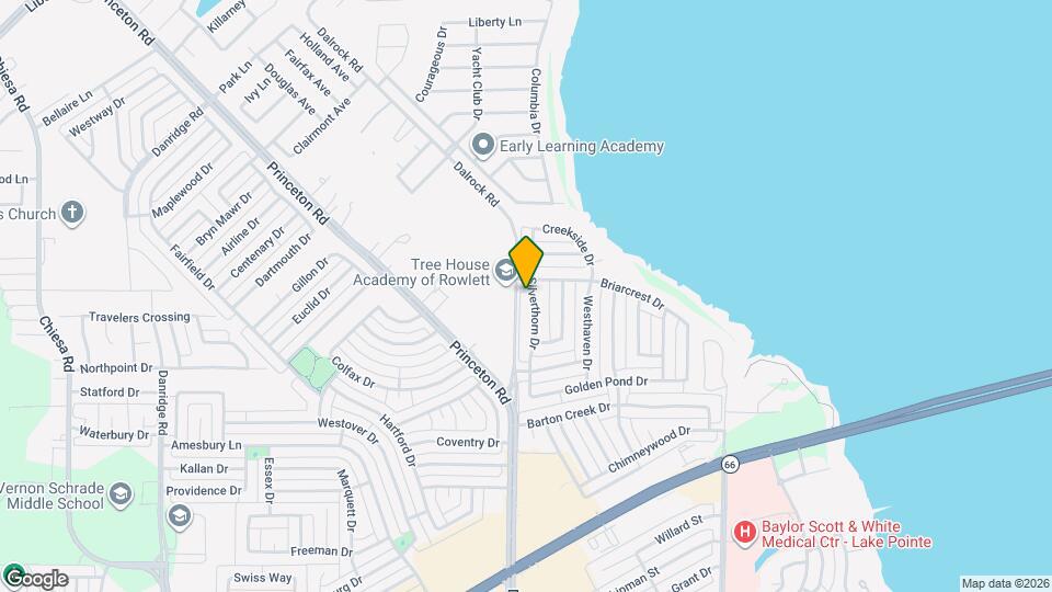 7513 Silverthorn Dr Map and Location Details