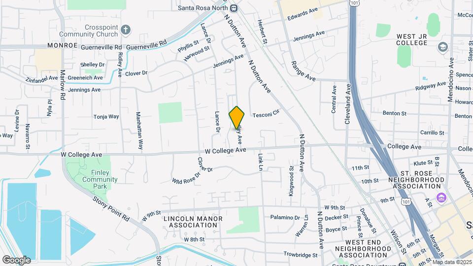 1263 Eardley Ave Map and Location Details
