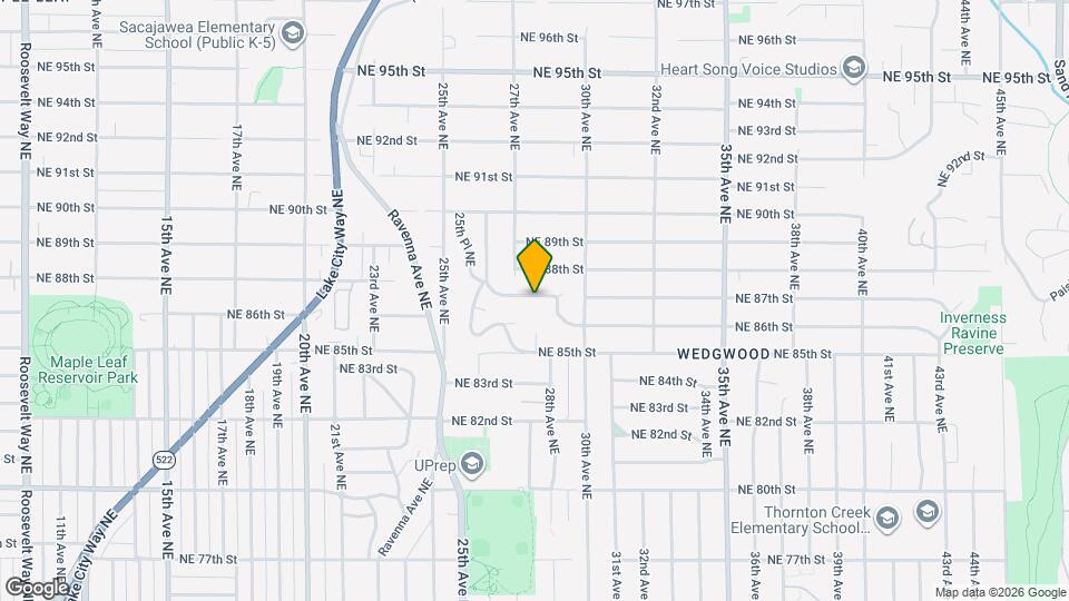 2727 NE 87th St Map and Location Details