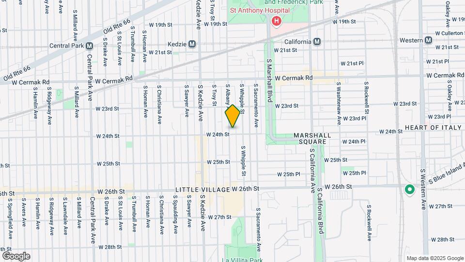 2359 S Albany Ave Map and Location Details