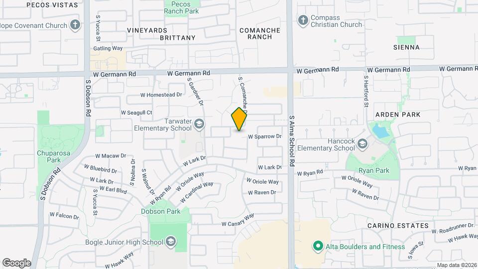 1274 W Sparrow Ct Map and Location Details