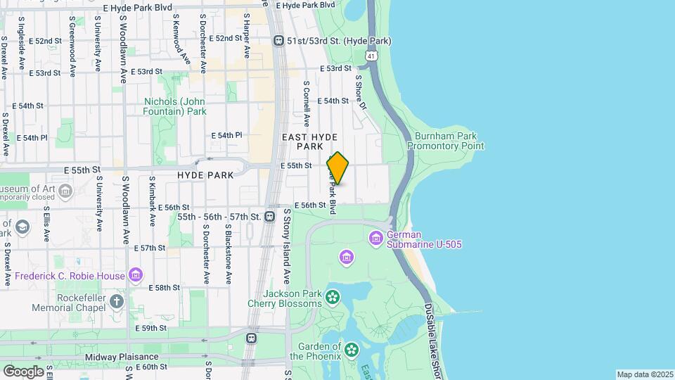 5537-5539 S Hyde Park Blvd Map and Location Details