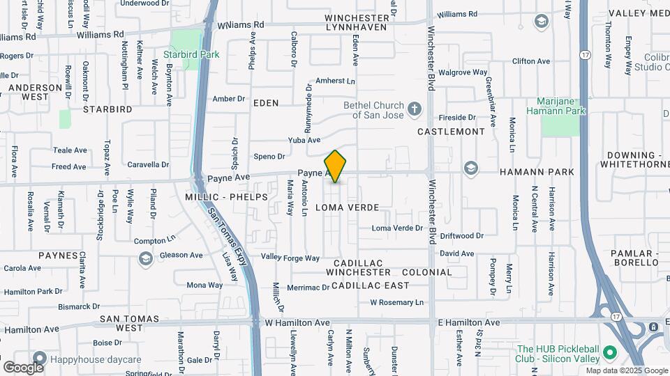 1329 Lexington Dr Mapa y Detalles de la Ubicación