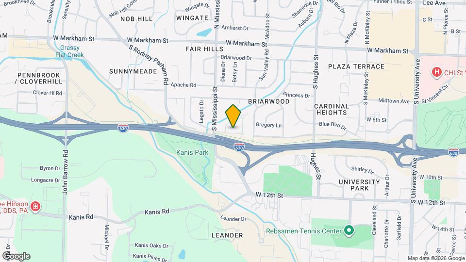 7410 Ouachita Dr Map and Location Details