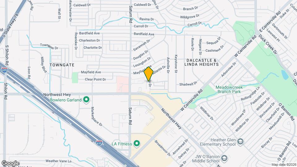 4301 Augusta Dr Map and Location Details