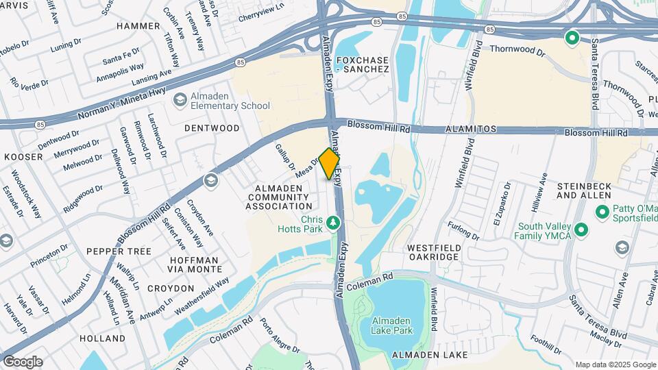 5721 Almaden Rd Map and Location Details