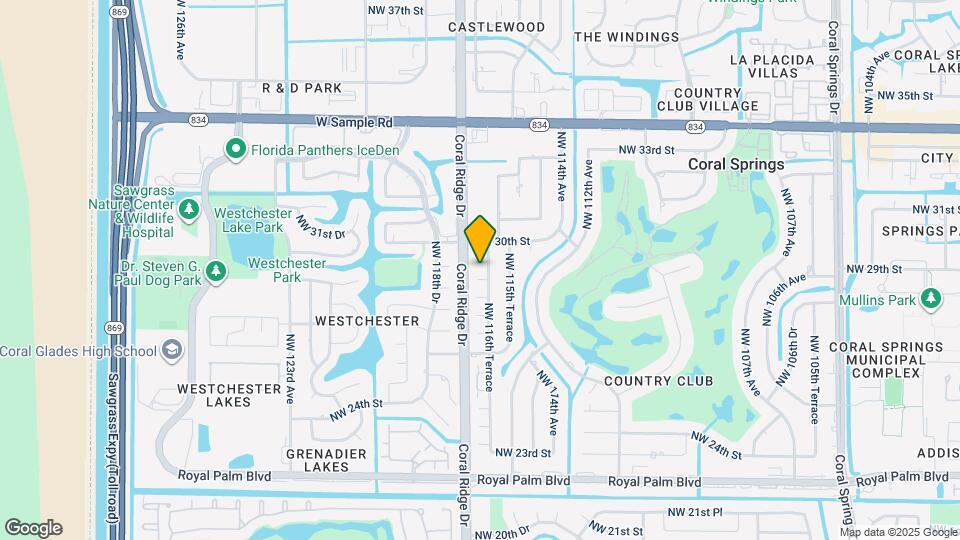 11605 NW 29th St Map and Location Details