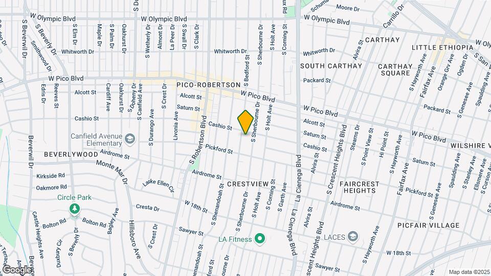 1512 S Bedford St Map and Location Details