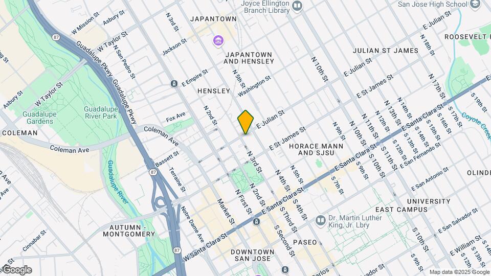 296 N 3rd St Mapa y Detalles de la Ubicación