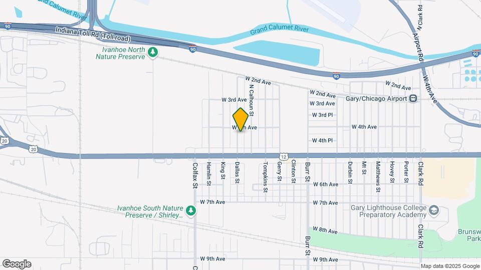 419 Dallas St Map and Location Details