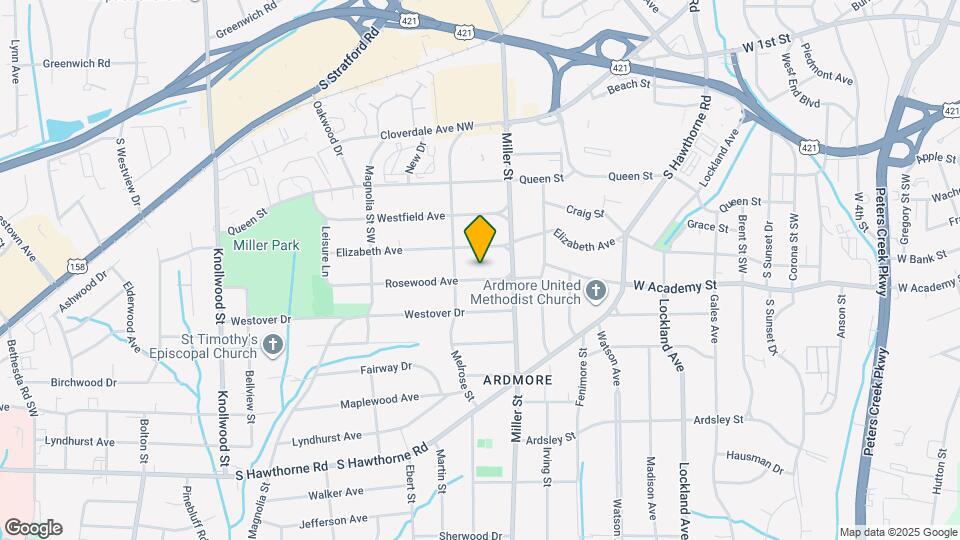 2229 Rosewood Ave Map and Location Details