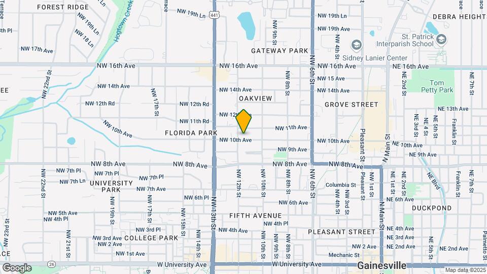 1118 NW 10th Ave Map and Location Details