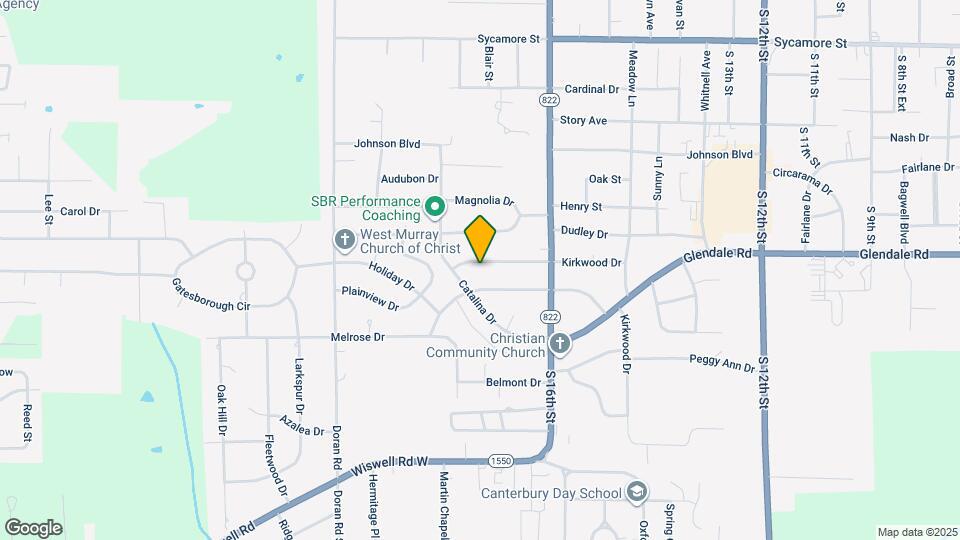 1615 Kirkwood Dr Mapa y Detalles de la Ubicación