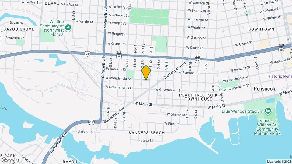 1641 W Intendencia St Map and Location Details