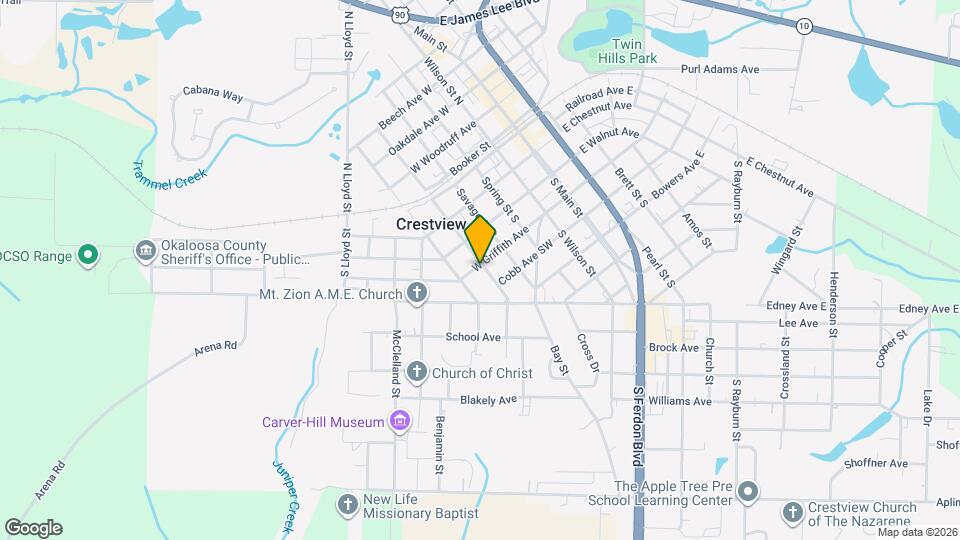 503 W Griffith Ave Map and Location Details