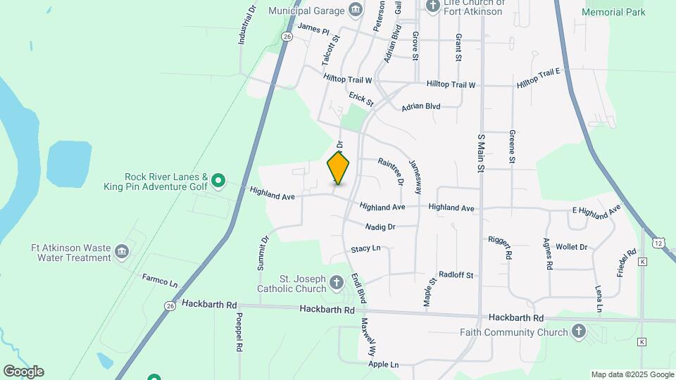 1449 Lakeview Dr Map and Location Details