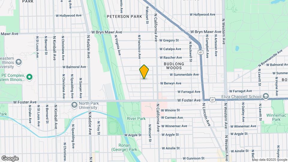 2844 W Berwyn Ave Mapa y Detalles de la Ubicación