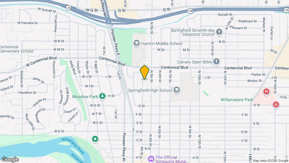 1059 N 4th St Map and Location Details