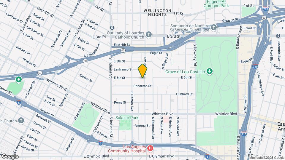 613 S Rowan Ave Map and Location Details