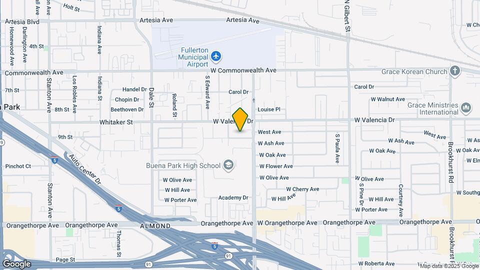 3801 Franklin Ave Mapa y Detalles de la Ubicación