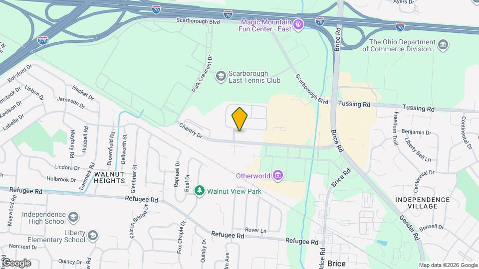 Chantry Village Luxury Apartments Phase II Map and Location Details