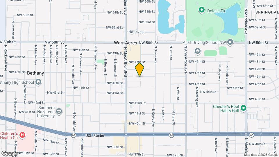 5800 NW 45th St Map and Location Details