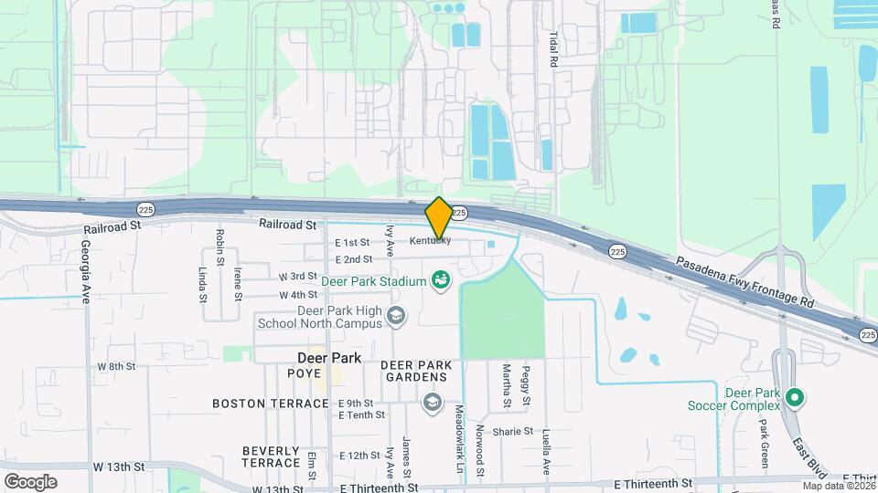 418 E 1st St Mapa y Detalles de la Ubicación