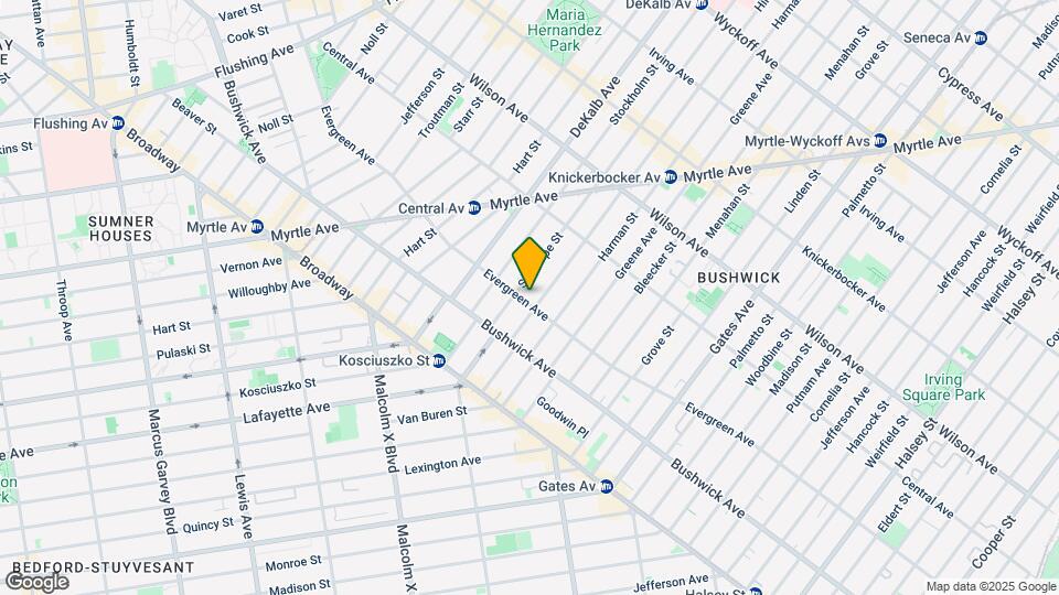 283 Evergreen Ave-Unit -3L Map and Location Details
