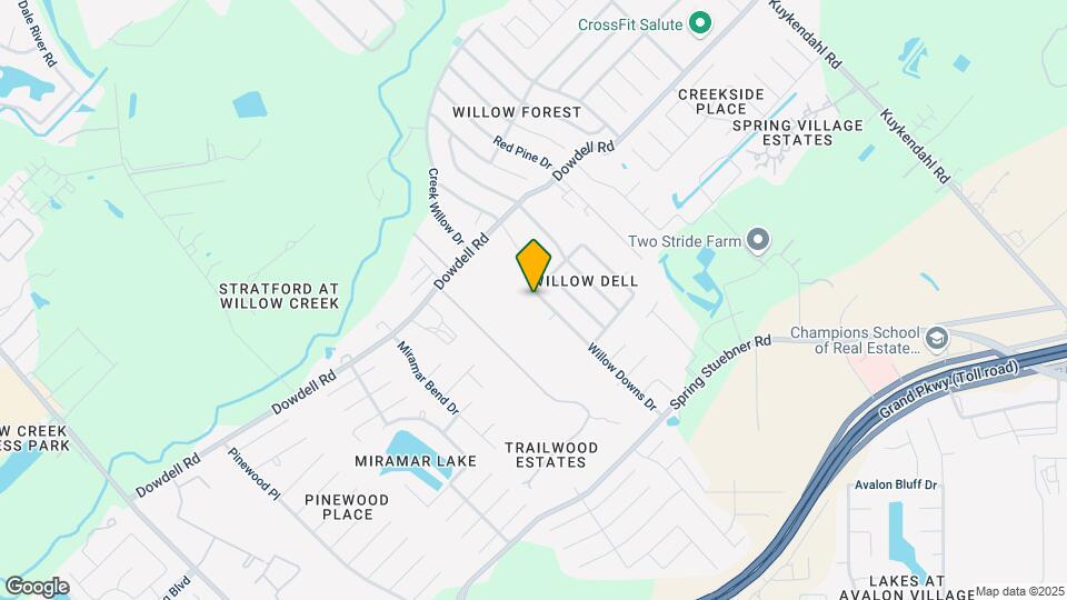22035 Willow Downs Dr Map and Location Details