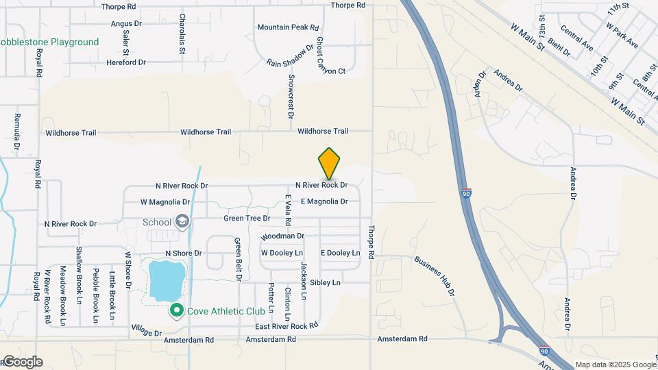 975 N River Rock Dr Map and Location Details