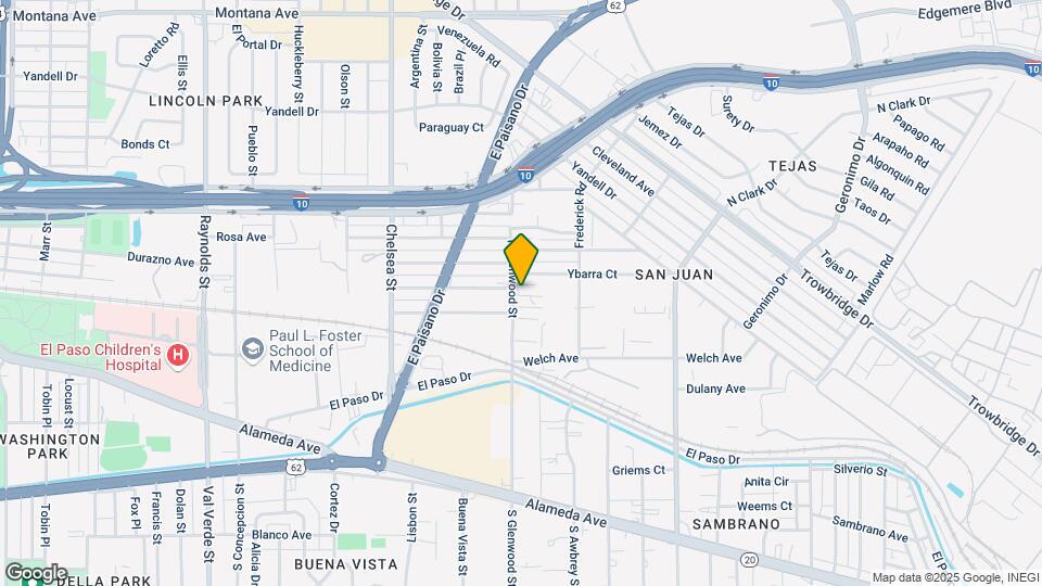 5709 Dailey Ave Mapa y Detalles de la Ubicación
