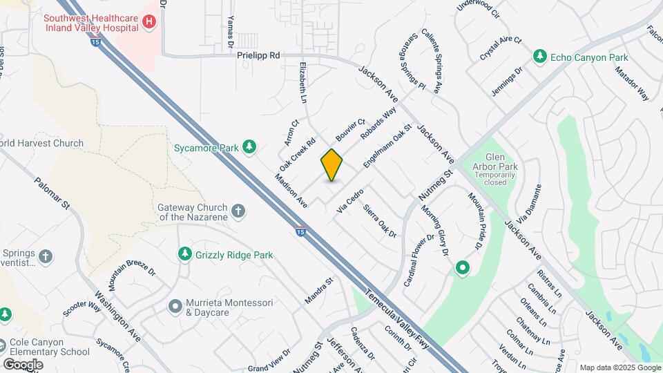 23608 Coast Live Oak Ln Map and Location Details