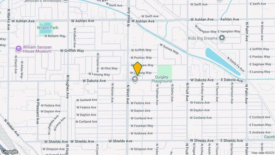 1136 W Dakota Ave Mapa y Detalles de la Ubicación