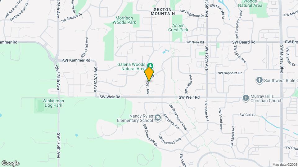 9830 SW 163rd Ave, Unit 9830 ADU Map and Location Details