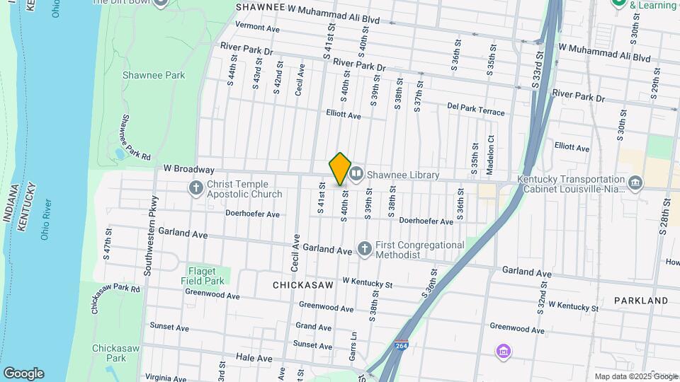 714 S 40th St Map and Location Details